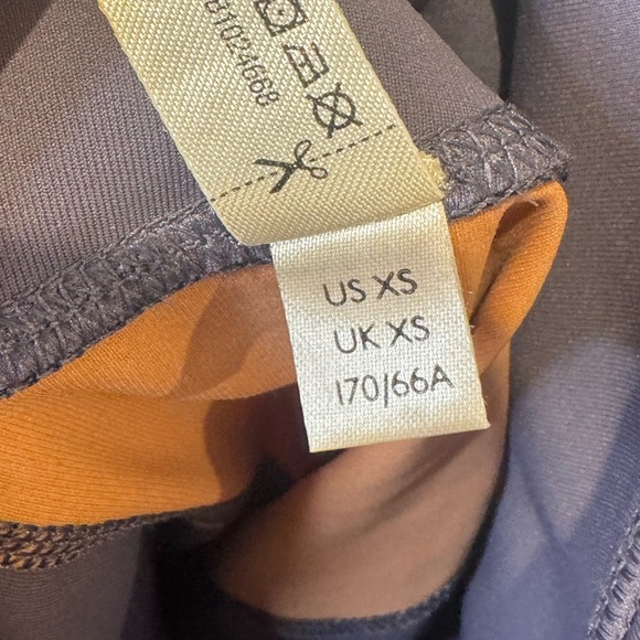 Free People Movement Topaz Leggings Small High Waist Colorblock Purple - Picture 7 of 8